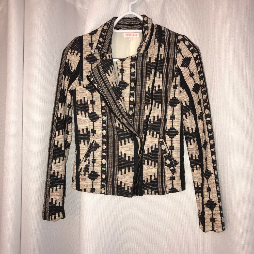 Cotton tribal print jacket